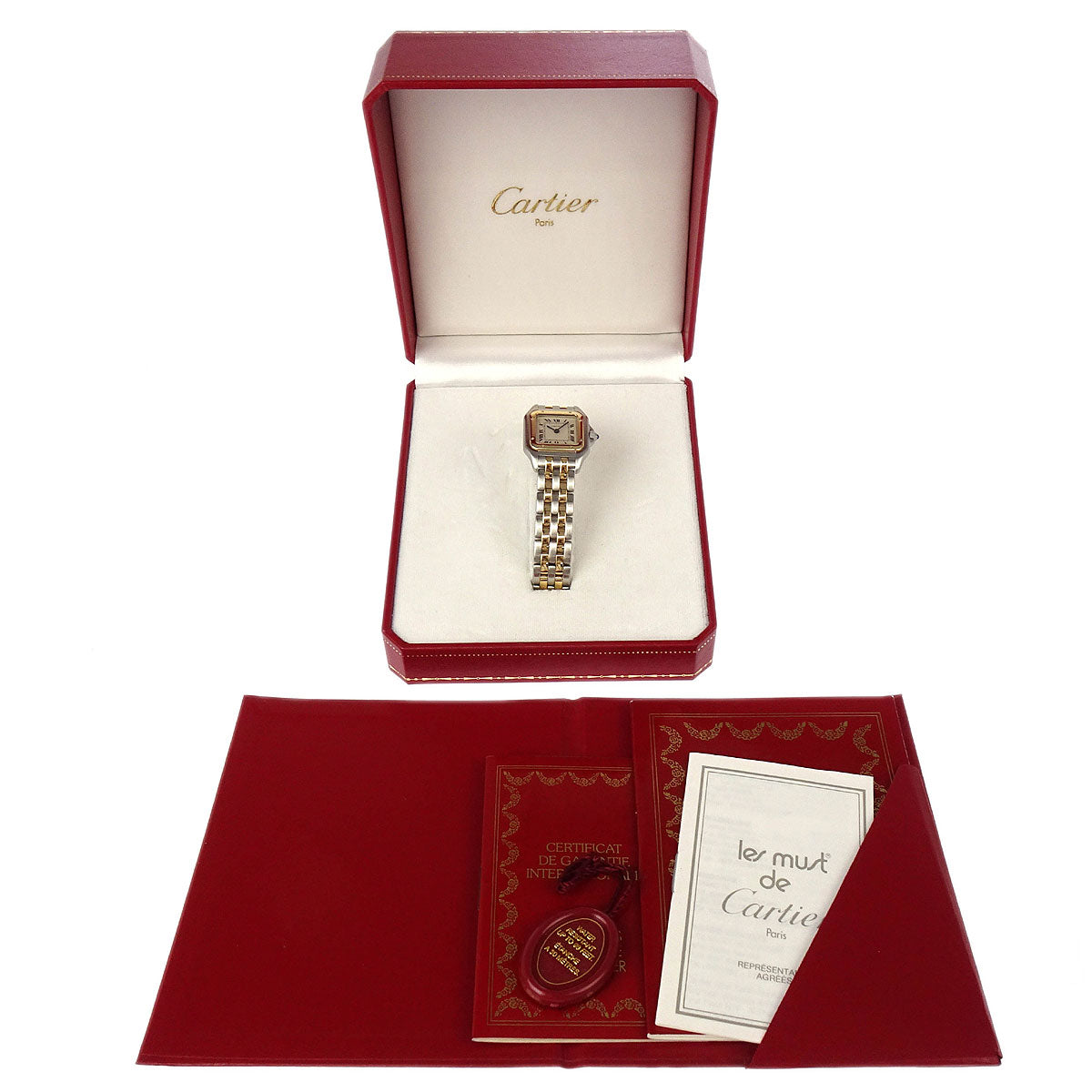 Cartier Panthere SM Ref.1120 Quartz Watch 18KYG SS