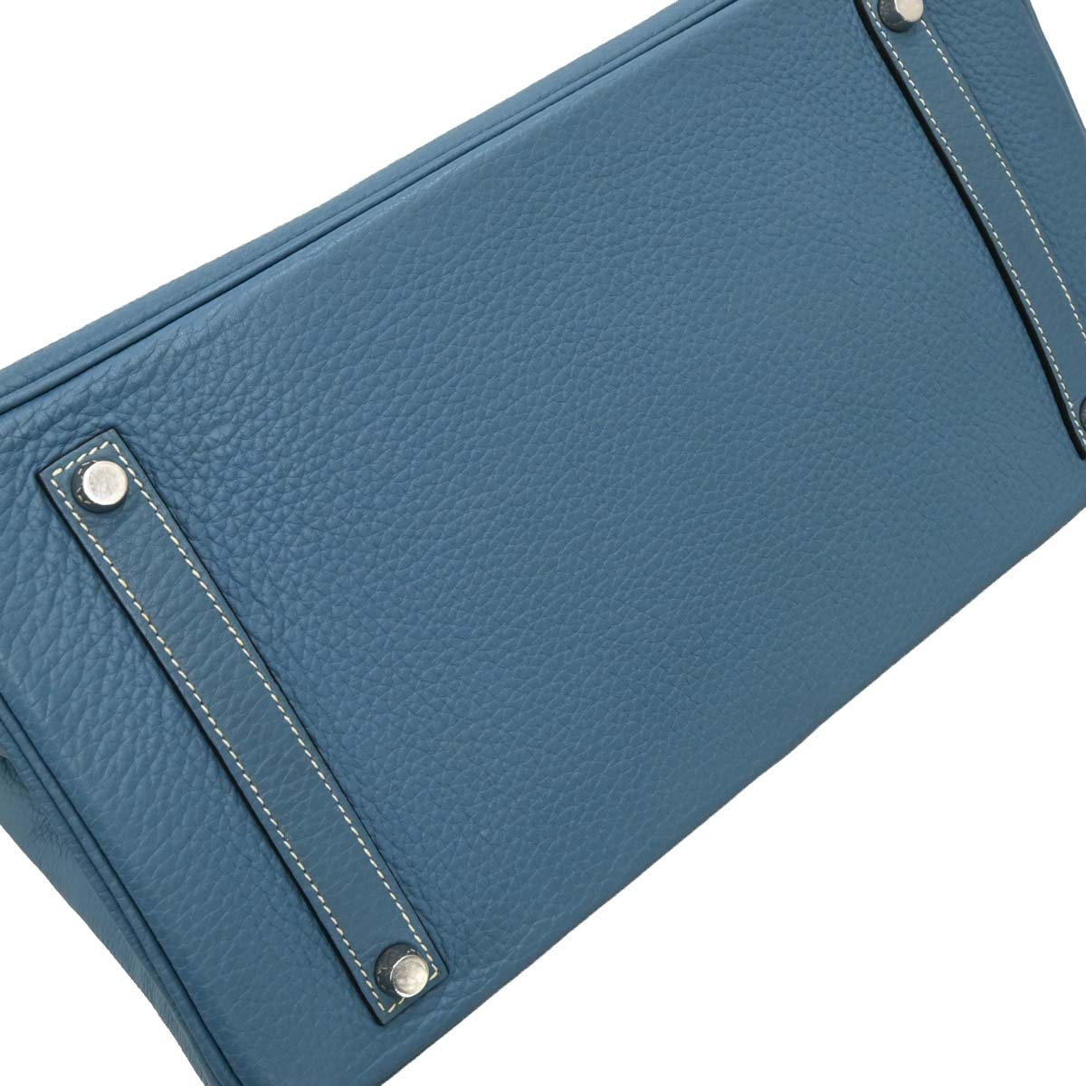 Hermes 2009 Blue Jean Taurillon Clemence Birkin 35 Handbag