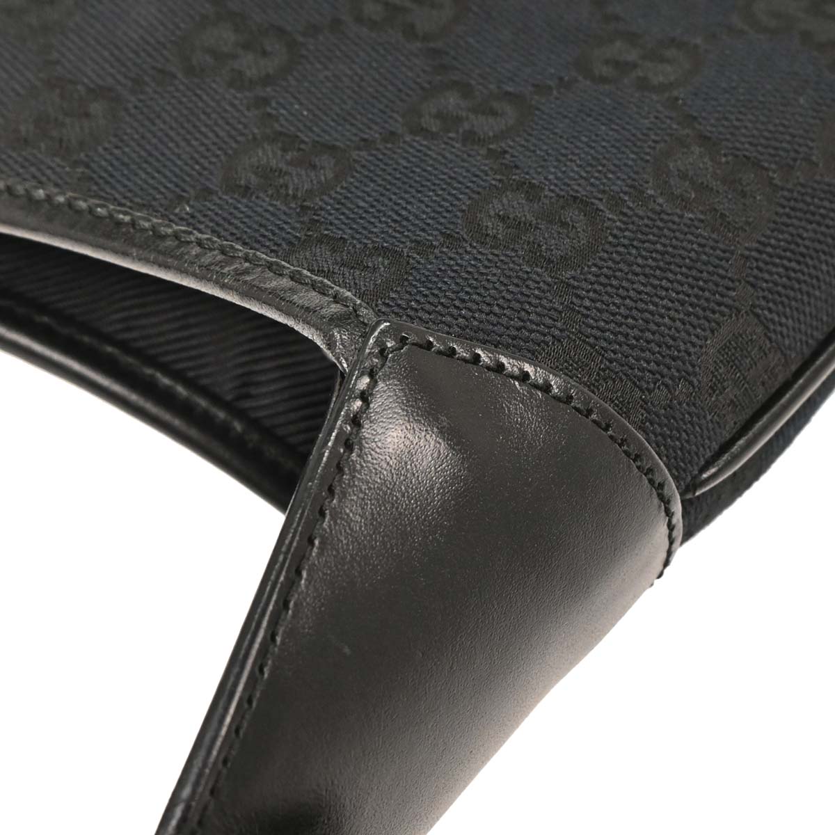 Gucci Black GG Jackie Hobo Handbag