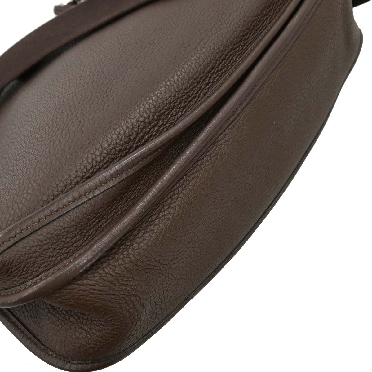 Hermes 2007 Ebene Taurillon Clemence Evelyne 2 GM Shoulder Bag