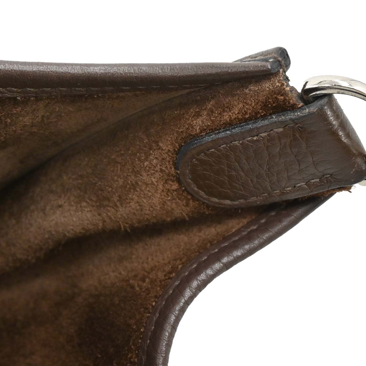 Hermes 2007 Ebene Taurillon Clemence Evelyne 2 GM Shoulder Bag