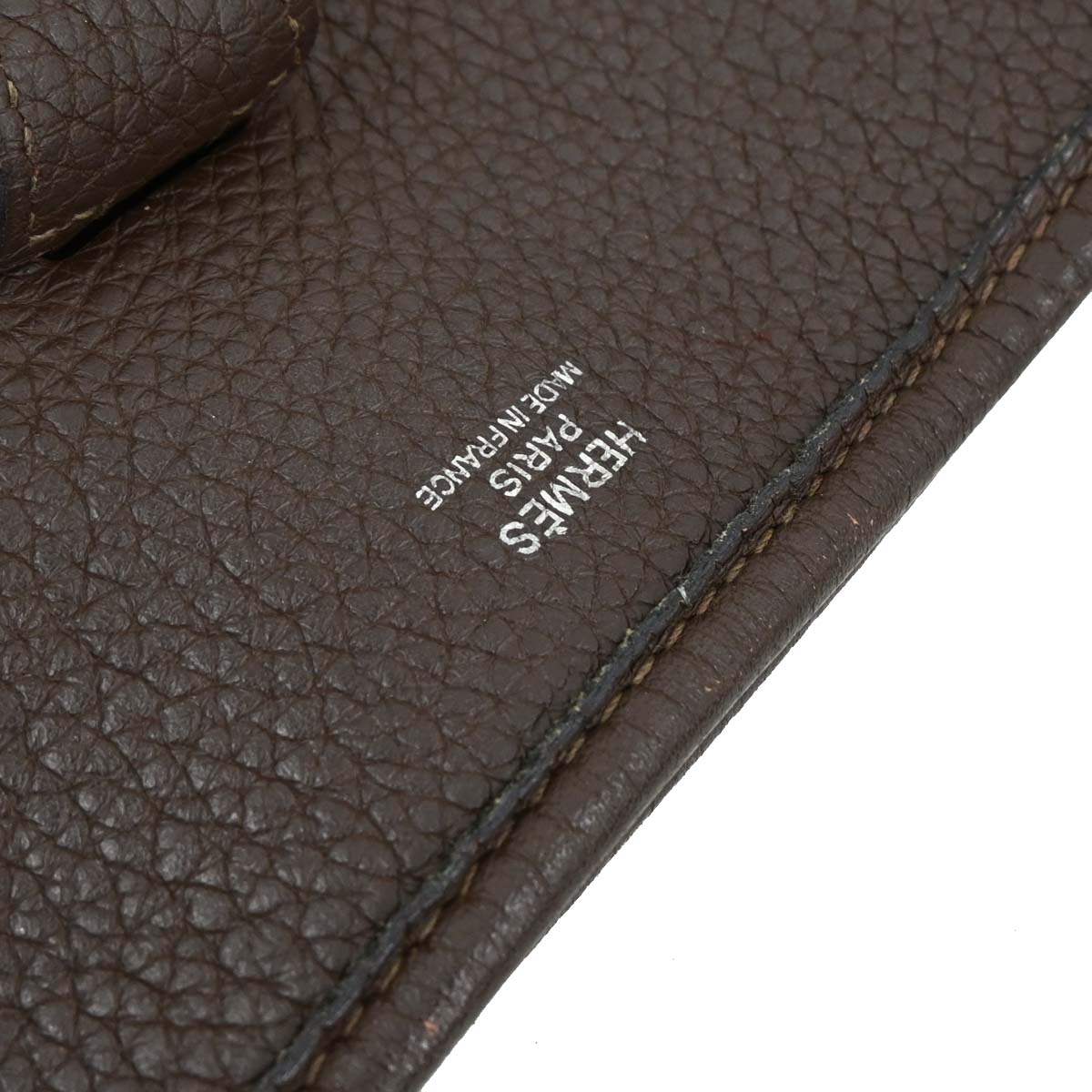 Hermes 2007 Ebene Taurillon Clemence Evelyne 2 GM Shoulder Bag