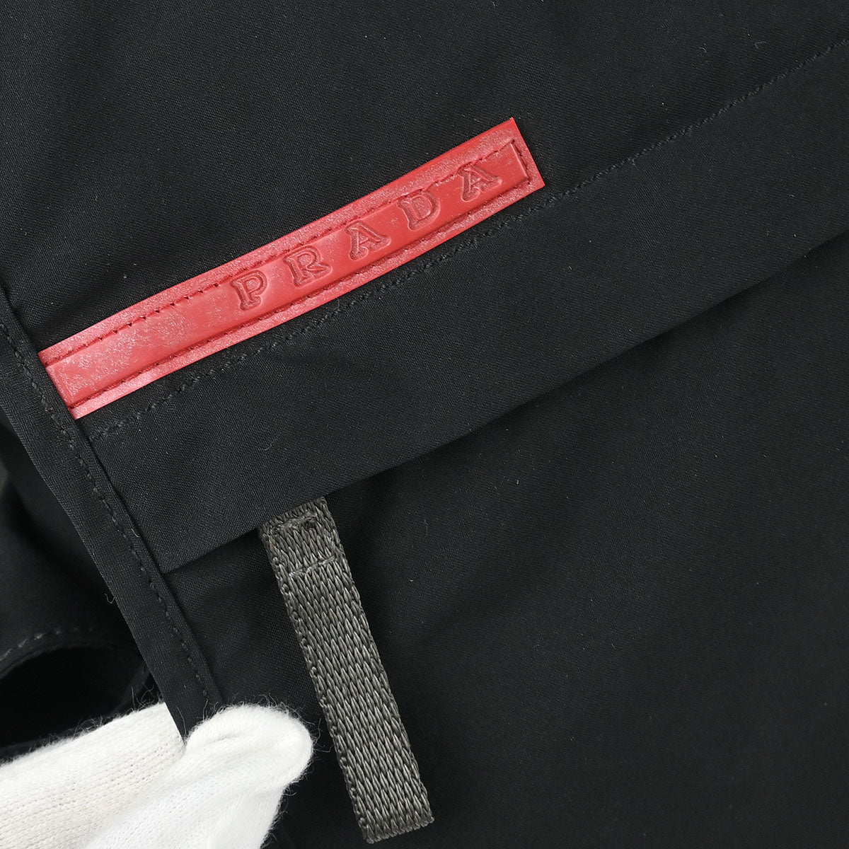 Prada Black Nylon Shoulder Bag