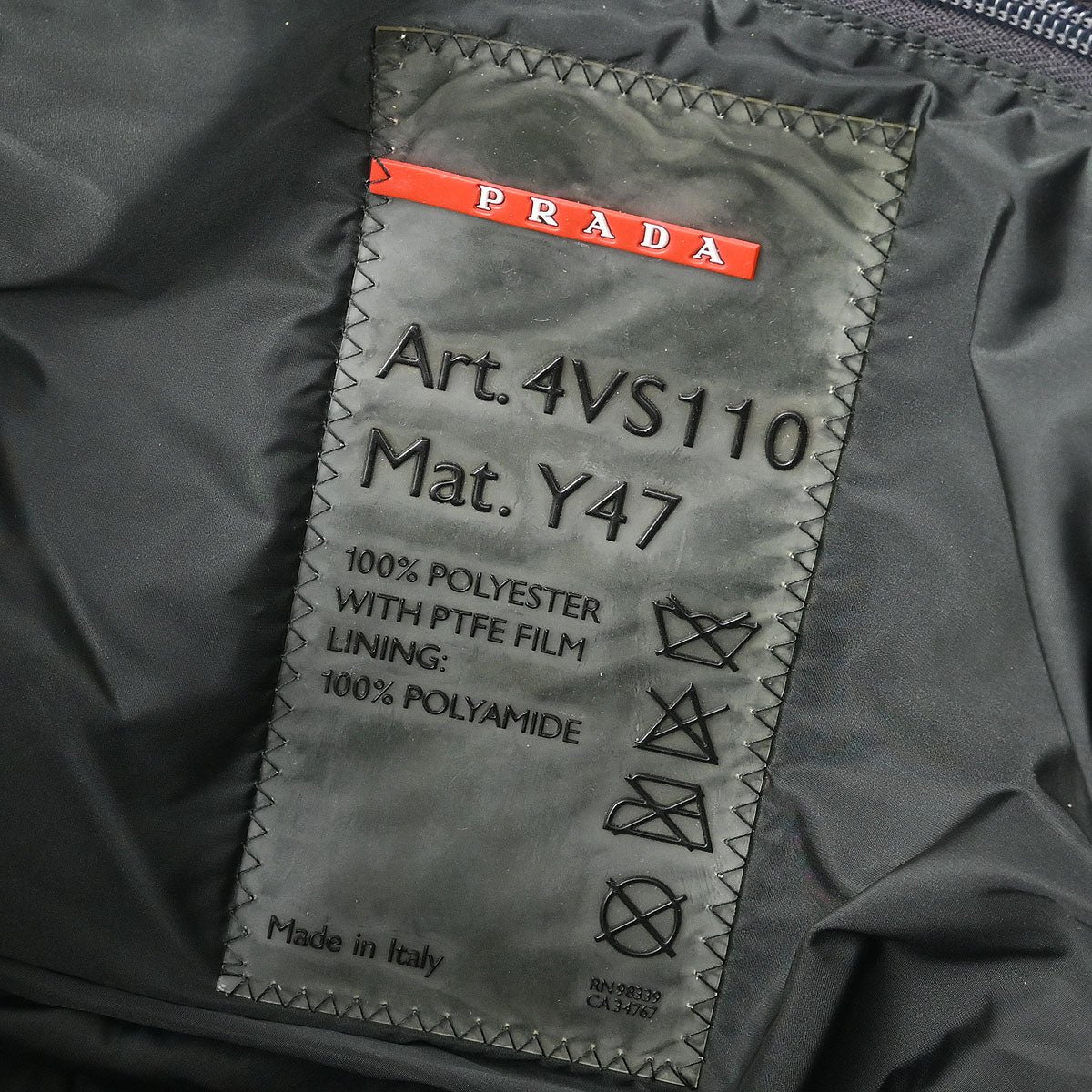 Prada Black Nylon Shoulder Bag