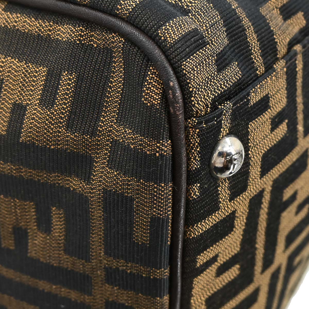 Fendi Brown Zucca Duffle Bag