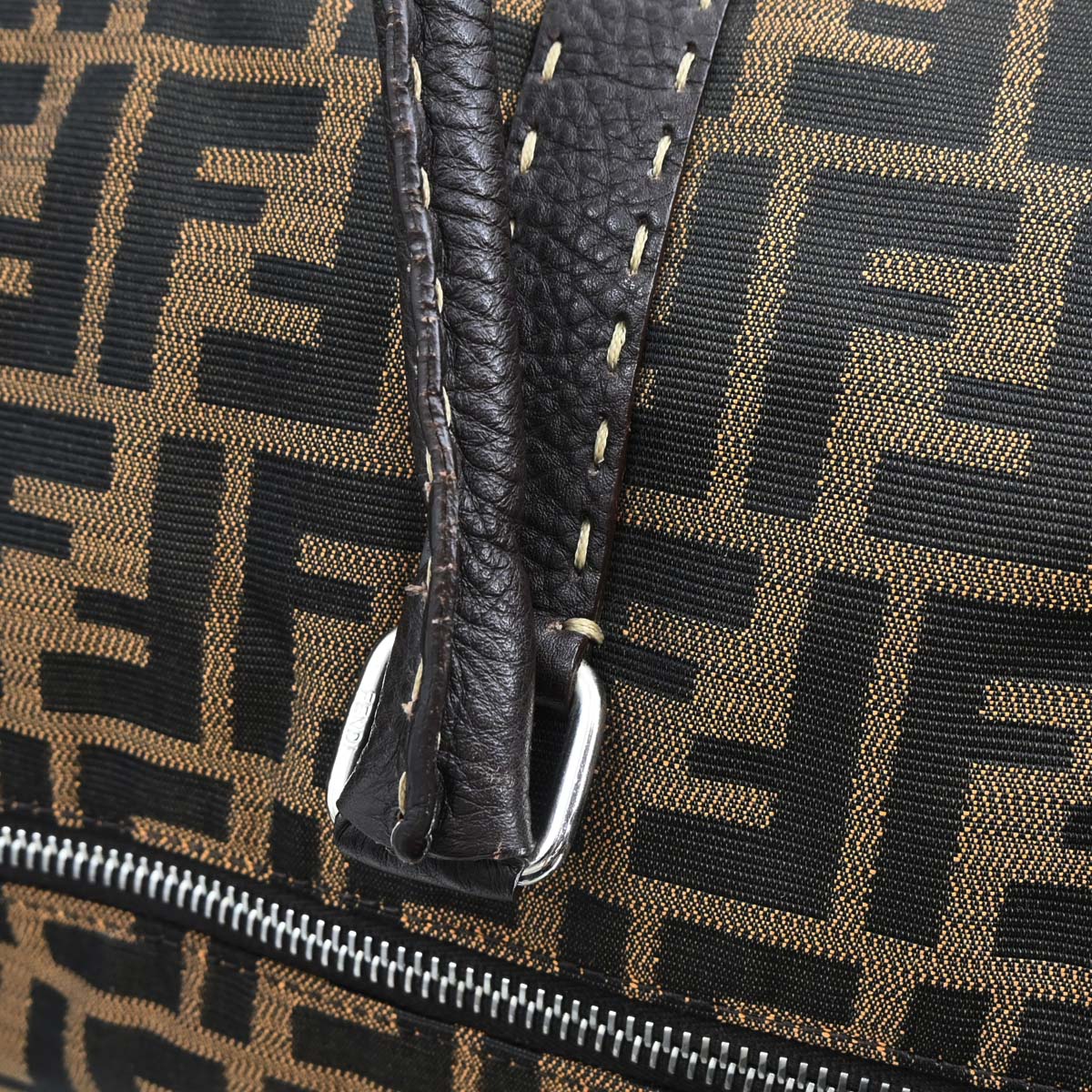 Fendi Brown Zucca Duffle Bag