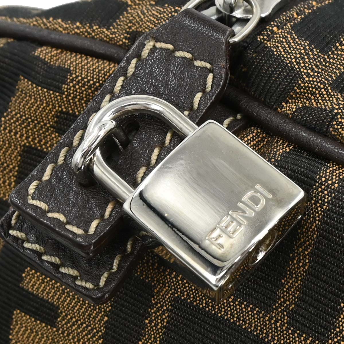 Fendi Brown Zucca Duffle Bag