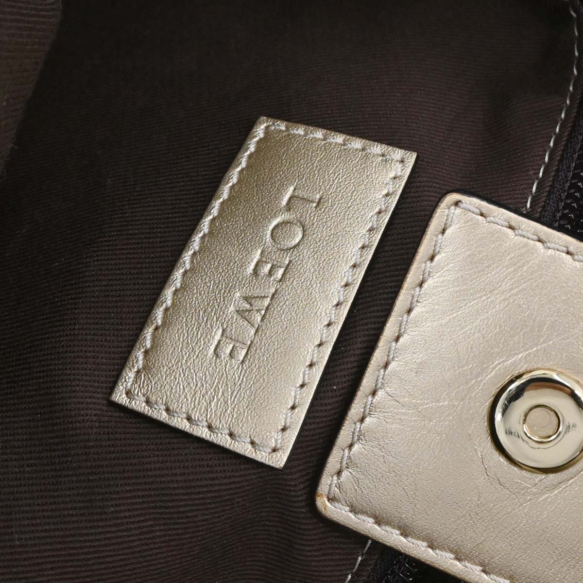 Loewe 2007 Beige Hobo Shoulder Bag