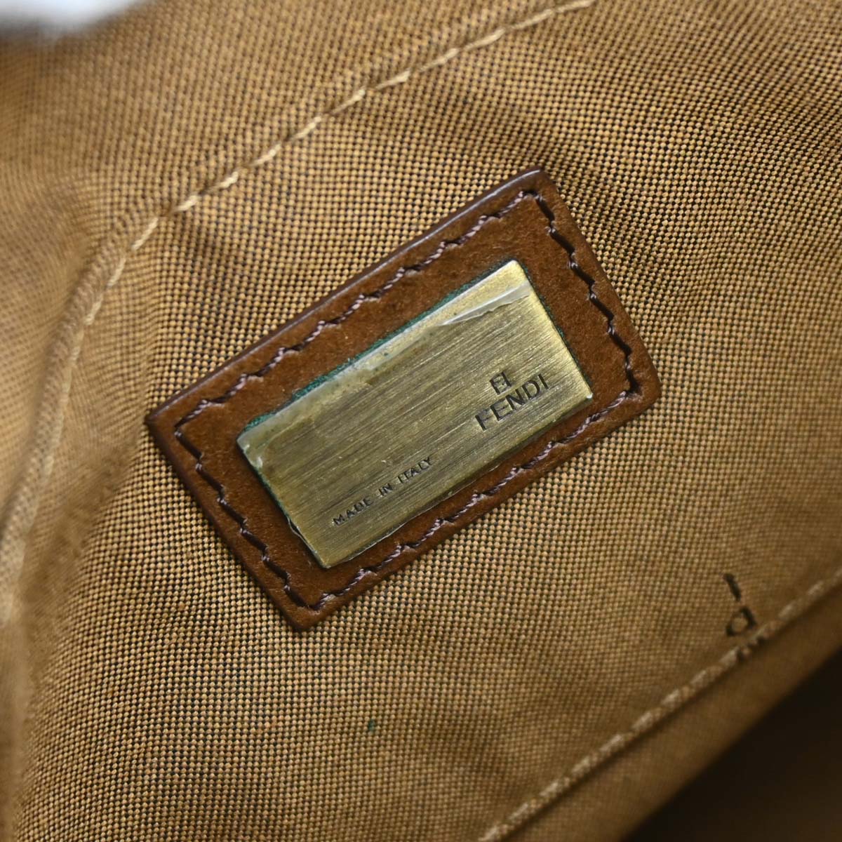Fendi Brown Zucca Crossbody Bag
