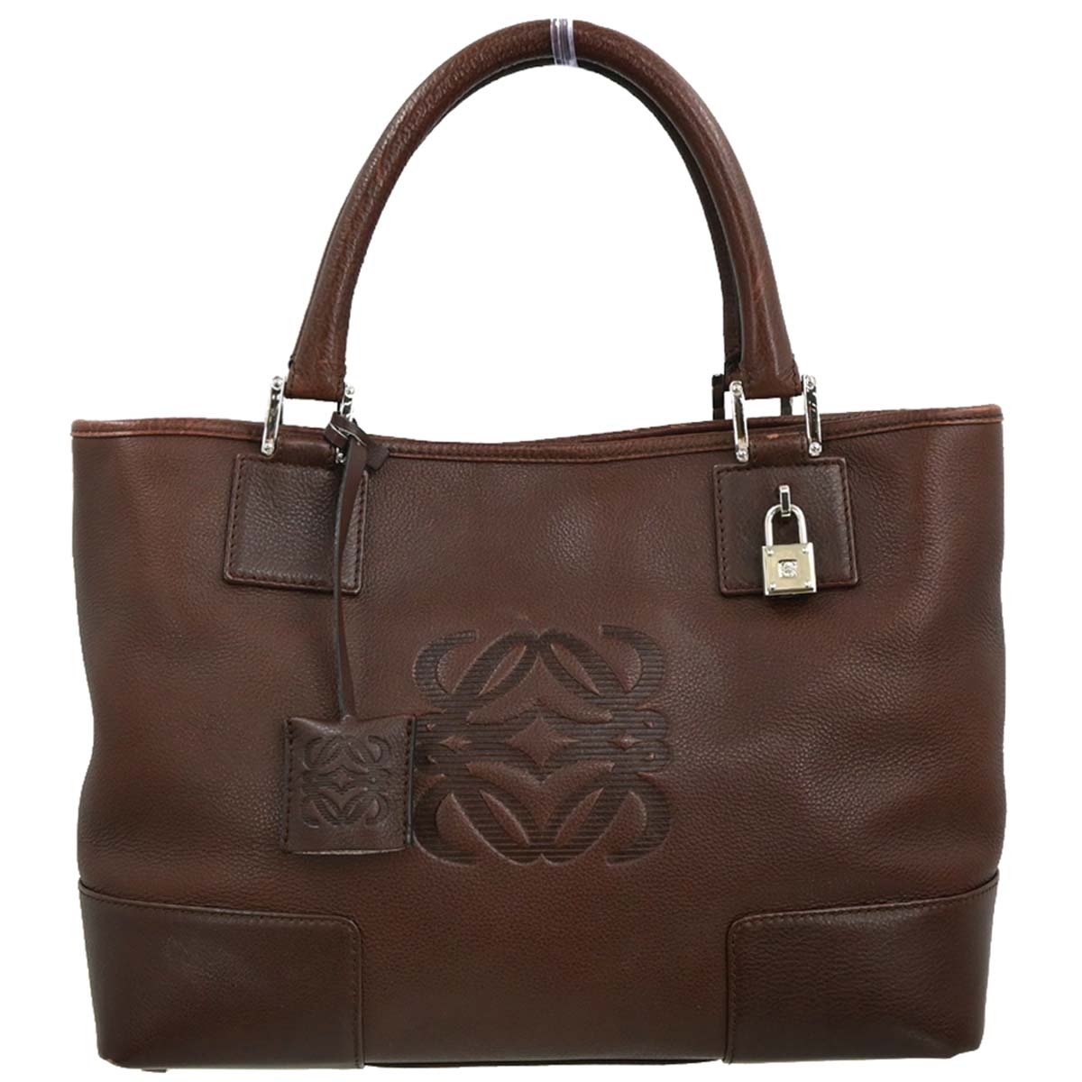 Loewe 2005 Brown Fusta 30 Tote Bag