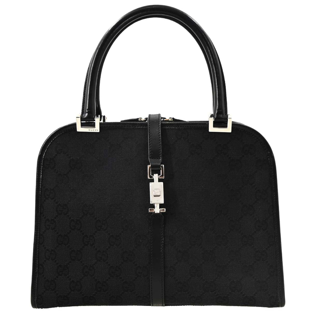 Gucci Black GG Jackie Handbag
