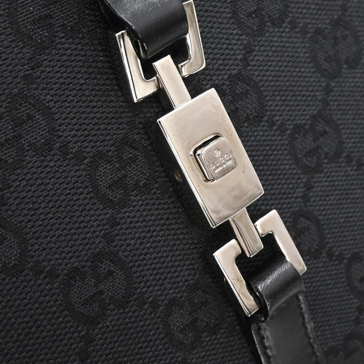 Gucci Black GG Jackie Handbag