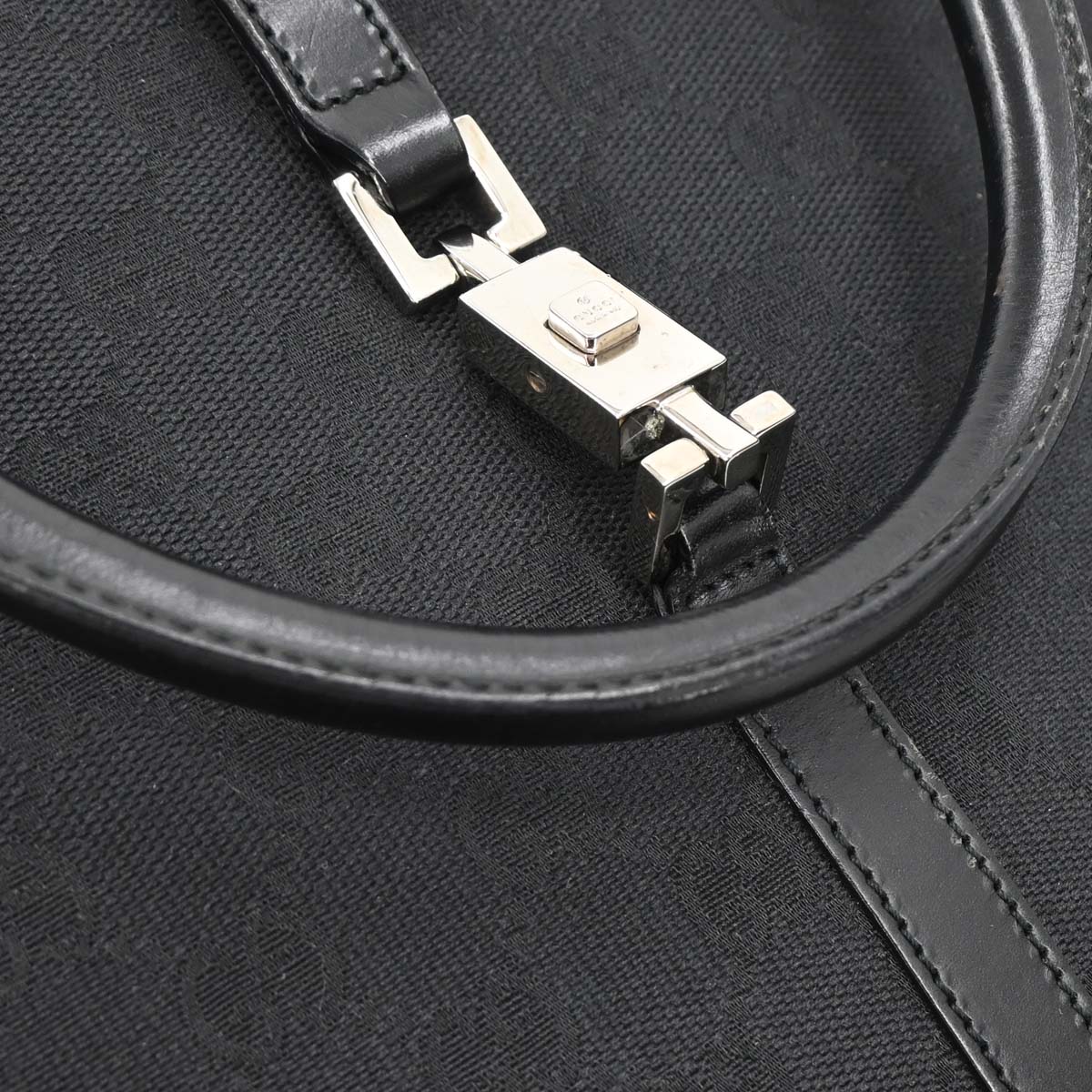 Gucci Black GG Jackie Handbag