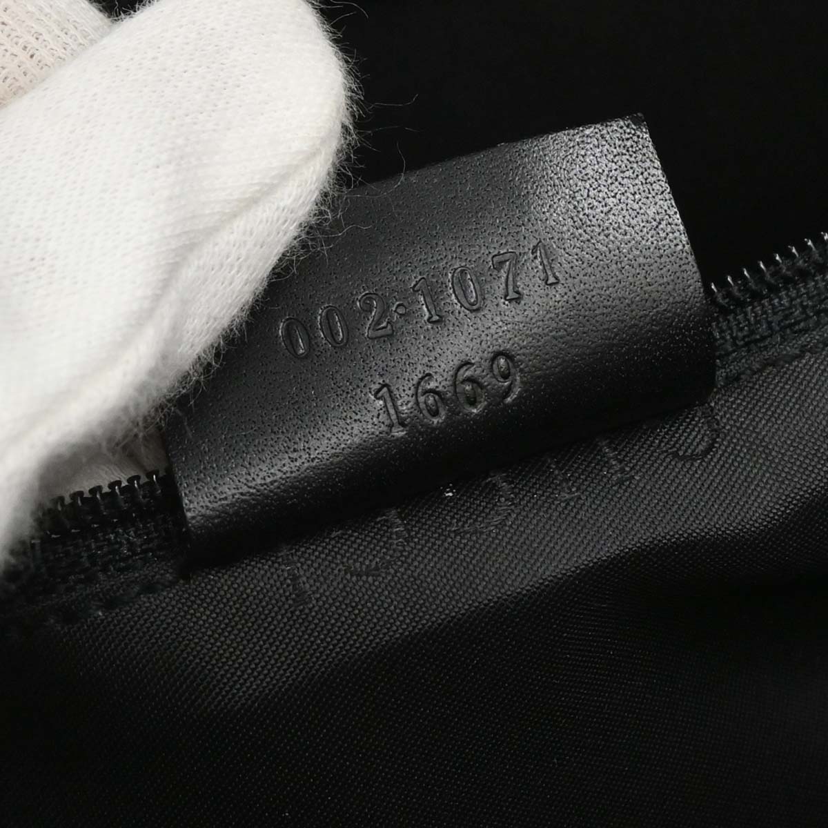 Gucci Black GG Jackie Handbag