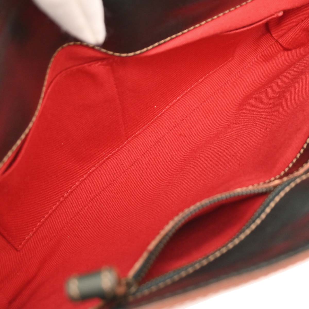 Loewe 2004 Green Suede Leather Shoulder Bag