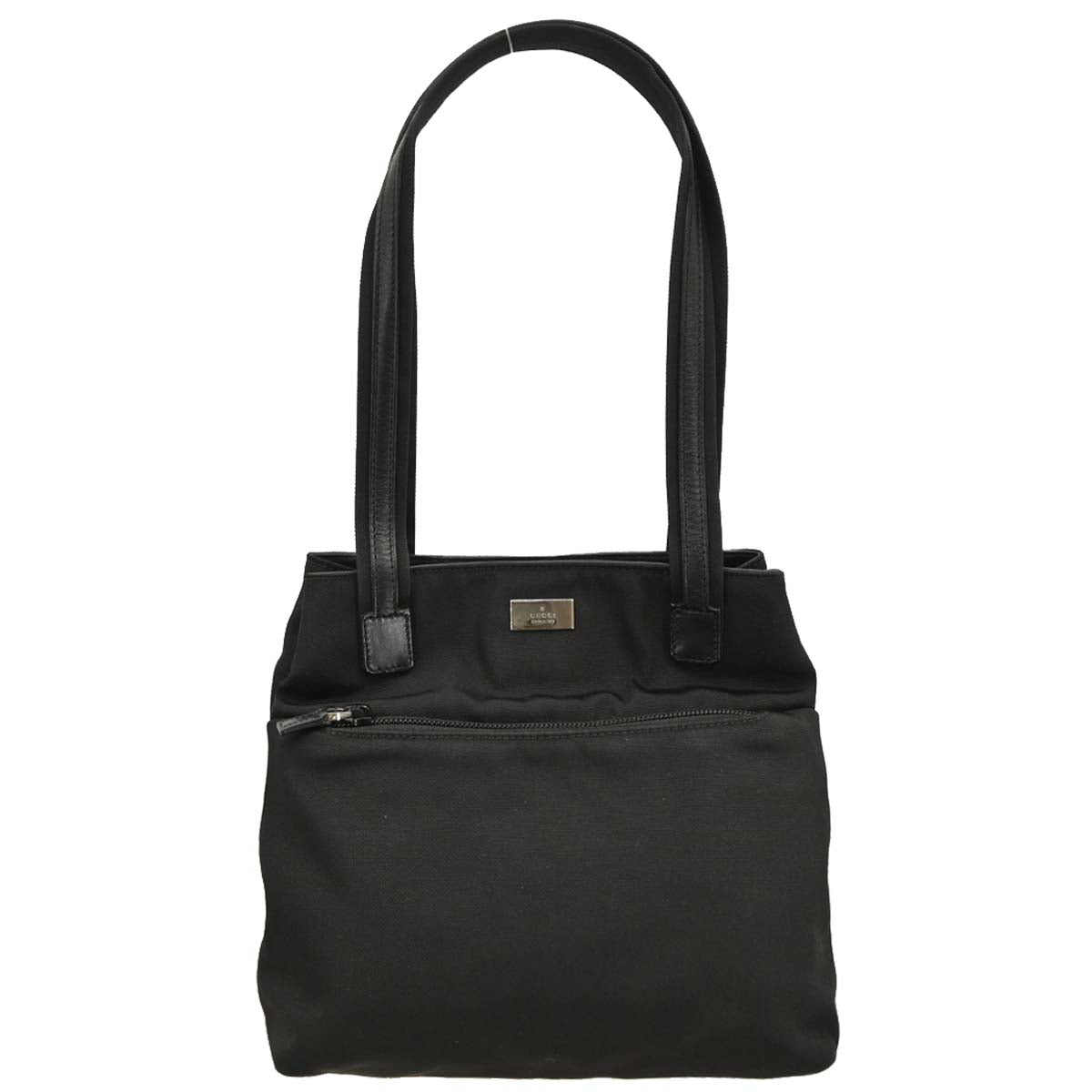 Gucci Black Nylon Tote Handbag
