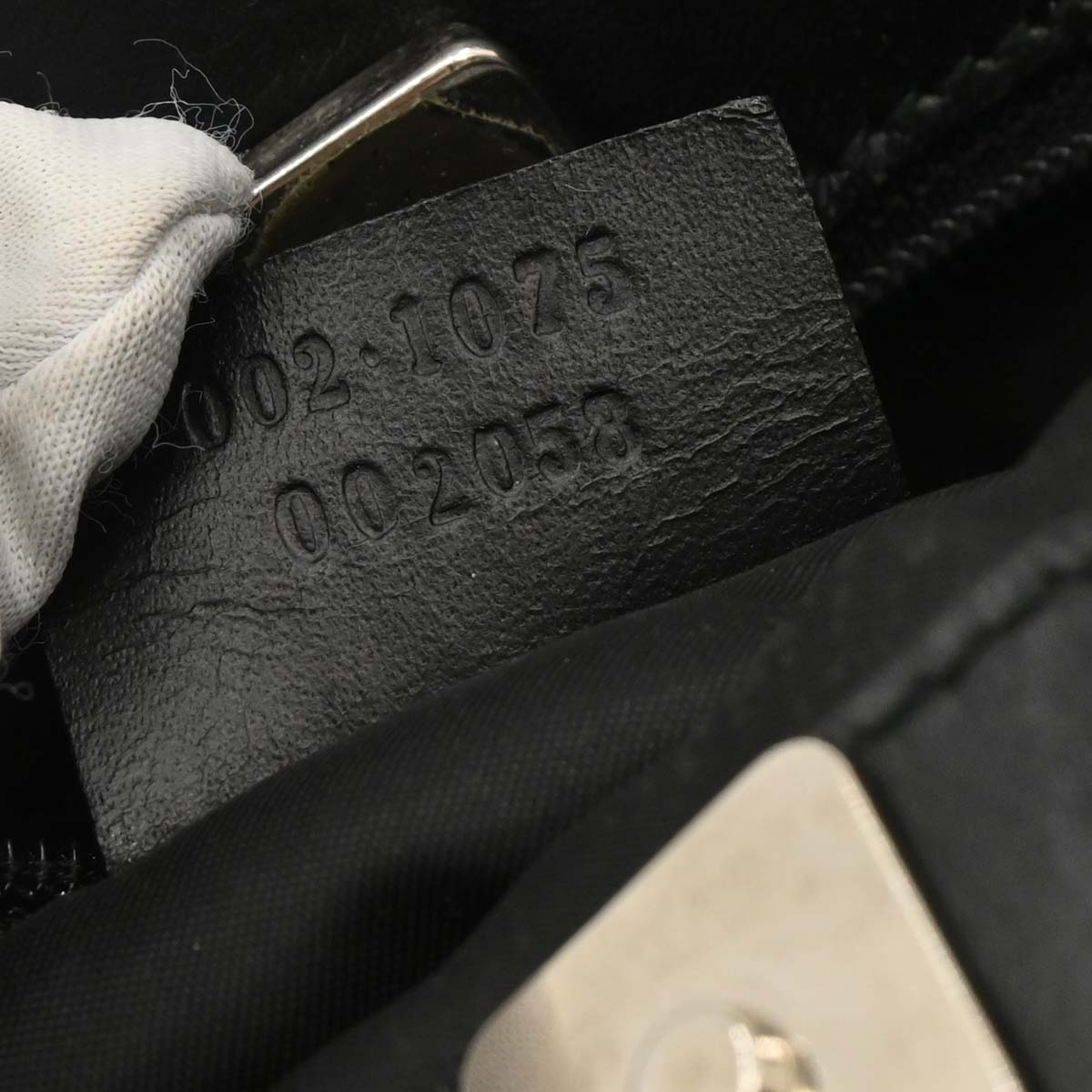 Gucci Black Nylon Tote Handbag