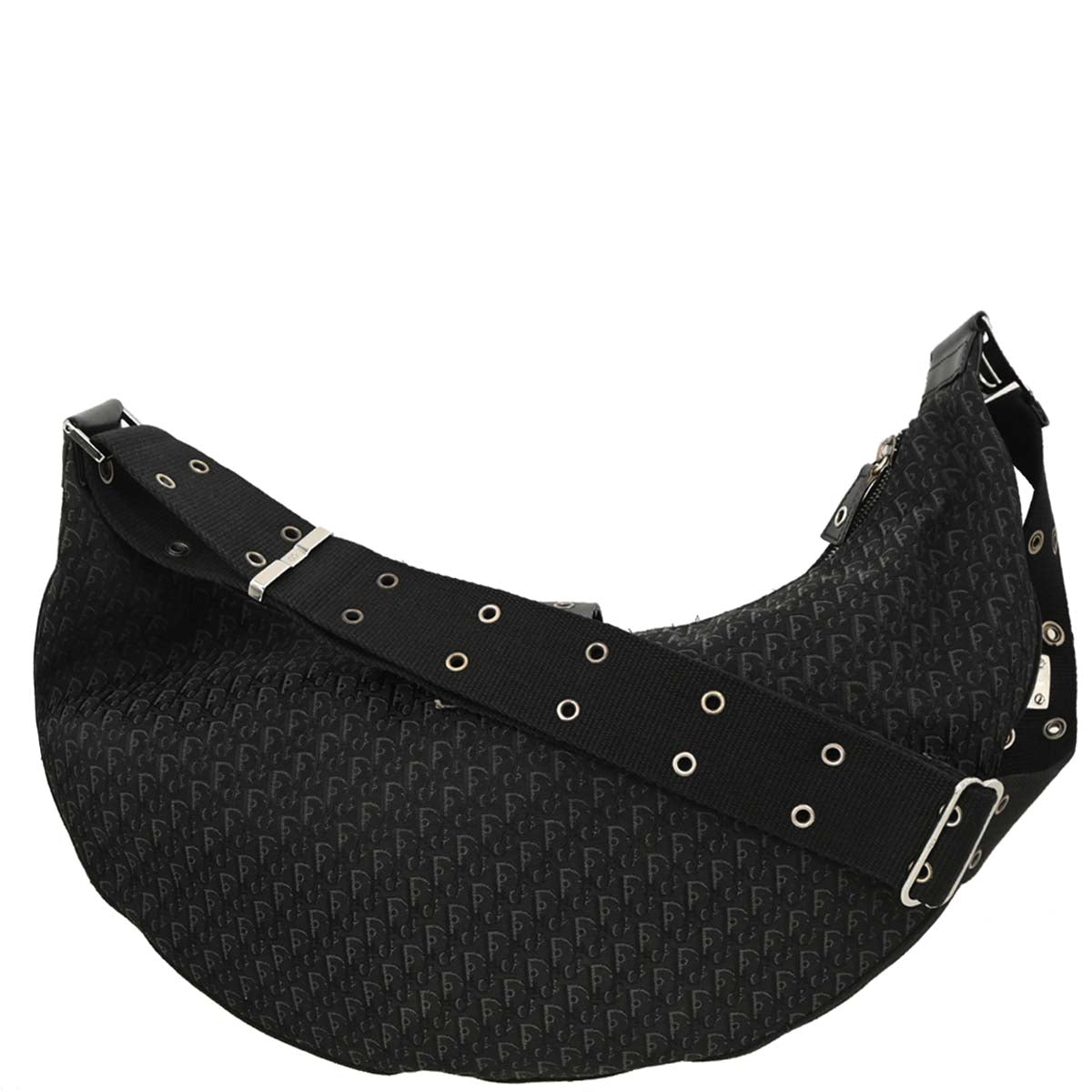 Christian Dior Black Trotter Street Chic Shoulder Bag