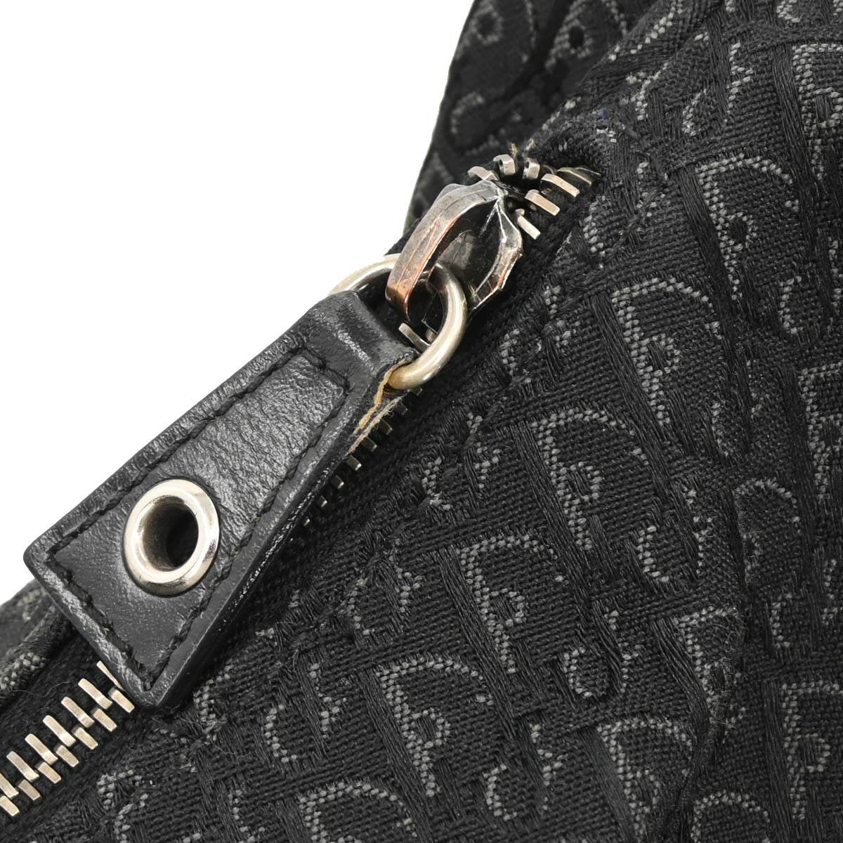 Christian Dior Black Trotter Street Chic Shoulder Bag