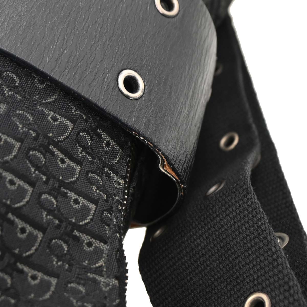 Christian Dior Black Trotter Street Chic Shoulder Bag