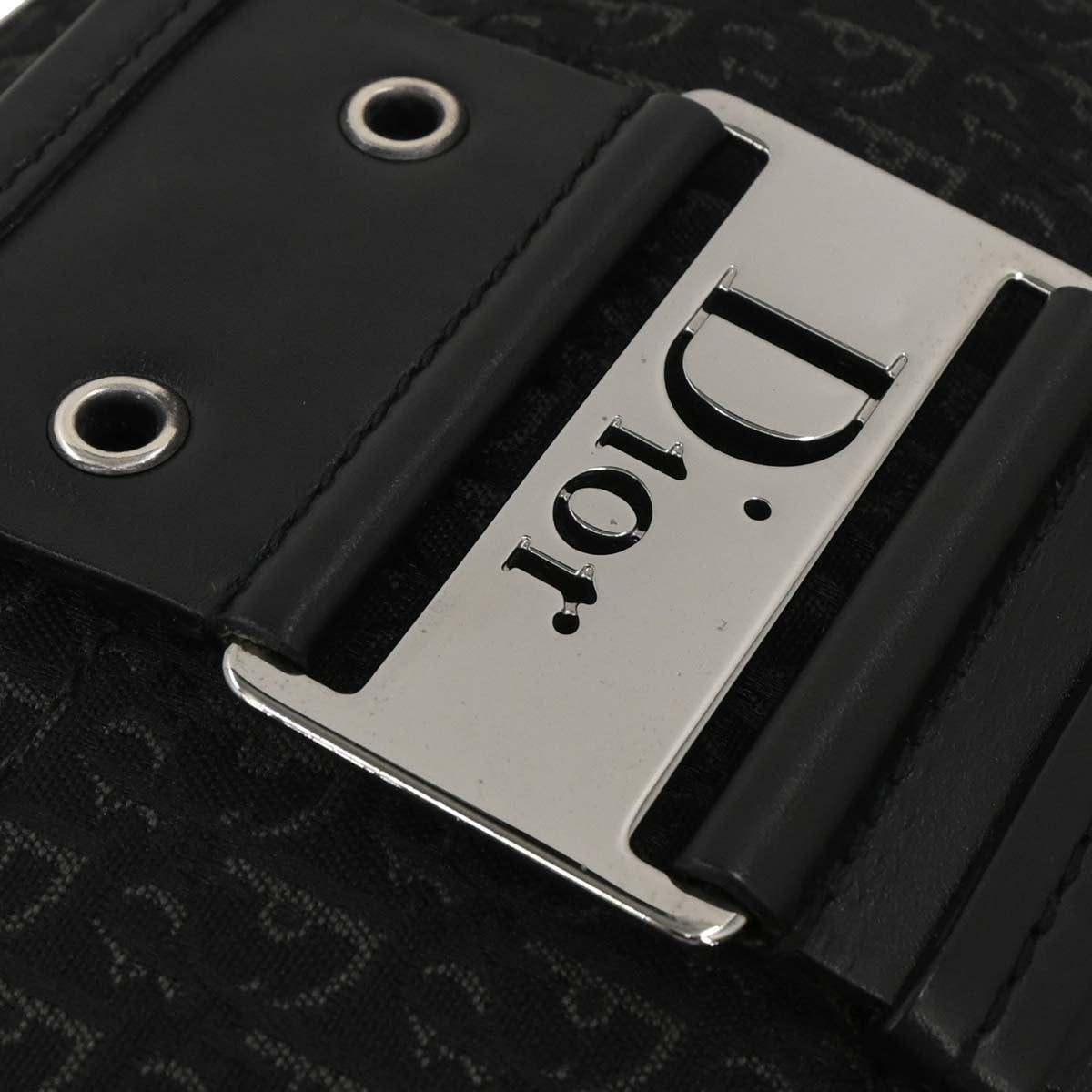 Christian Dior Black Trotter Street Chic Shoulder Bag