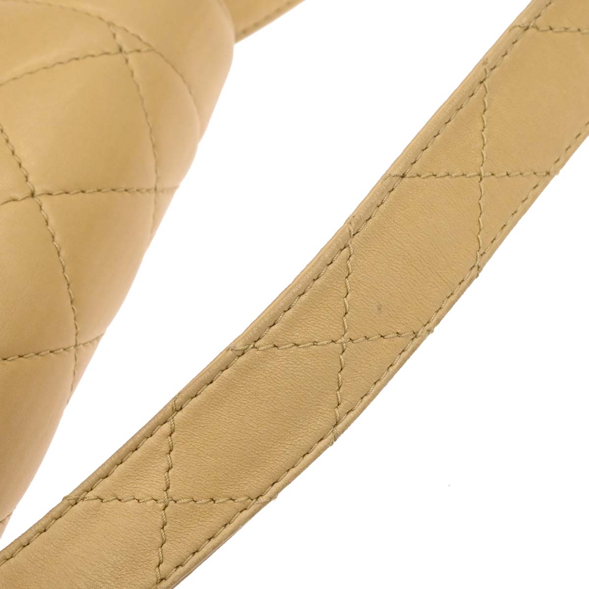 Chanel 1997-1999 Beige Lambskin Handbag