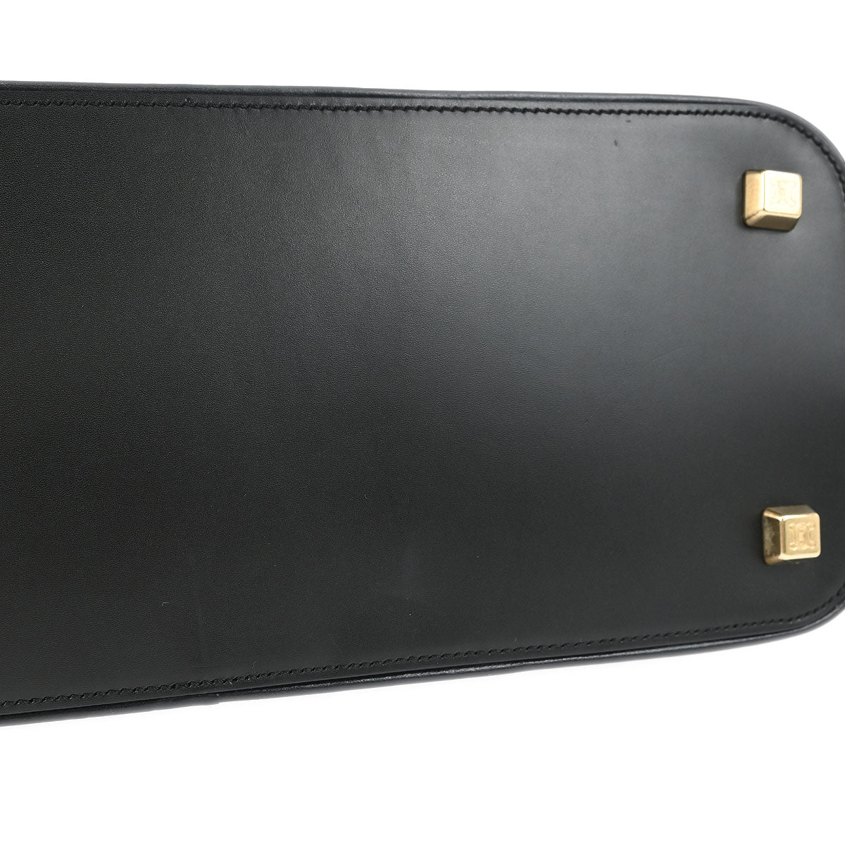Celine Black Leather Tote Handbag
