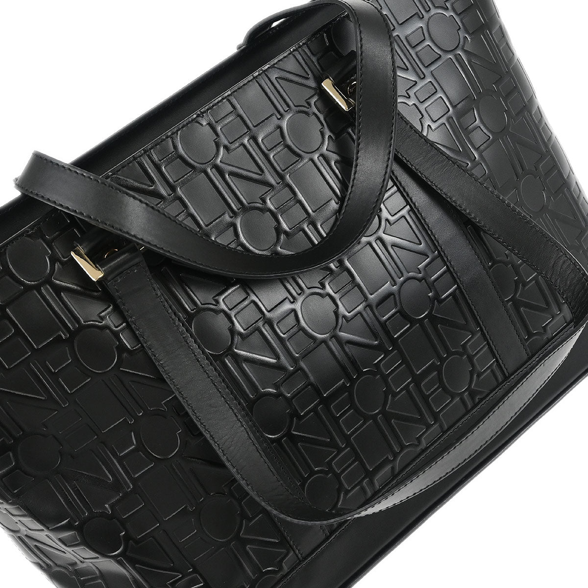 Celine Black Leather Tote Handbag