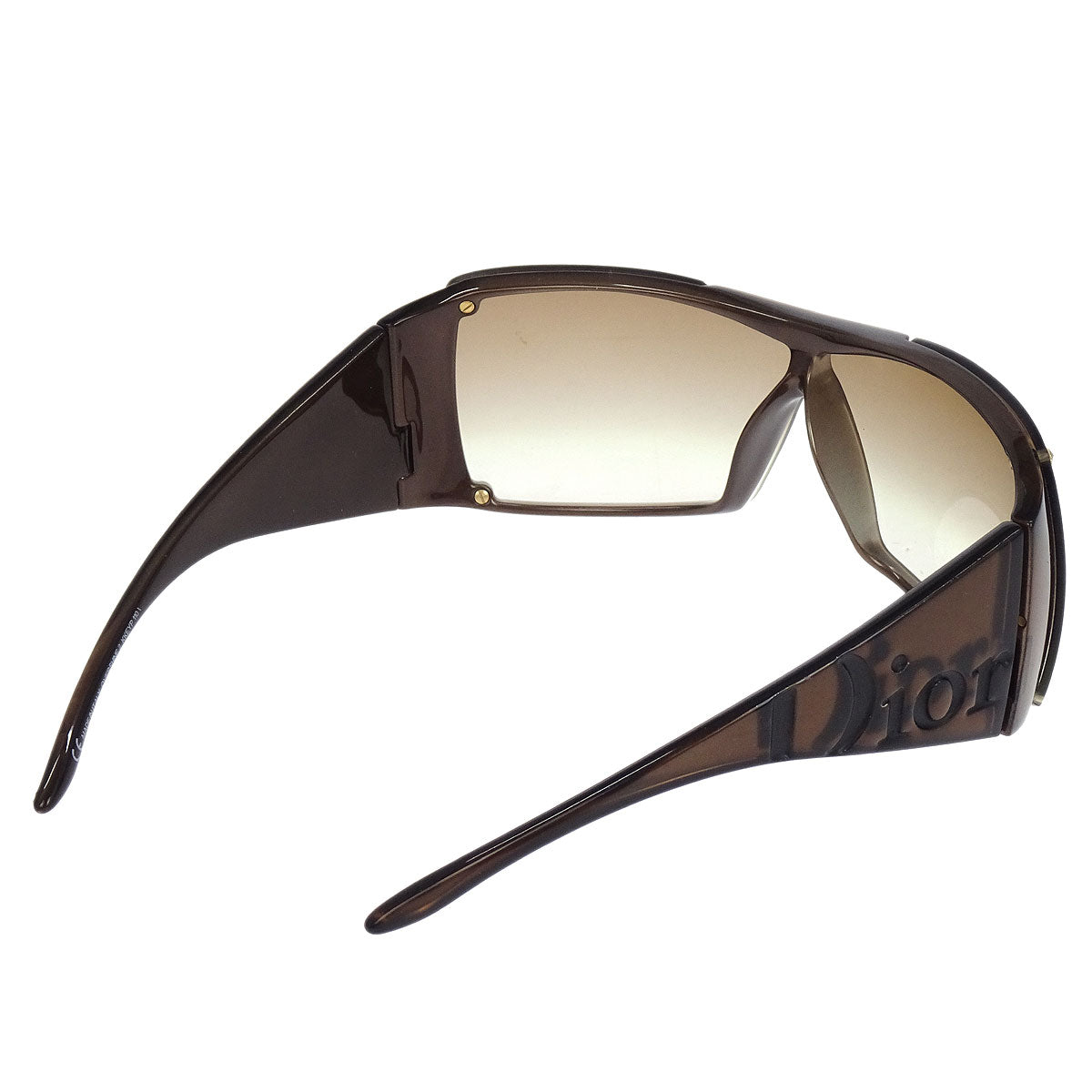 Christian Dior Sunglasses Eyewear Brown Small Good