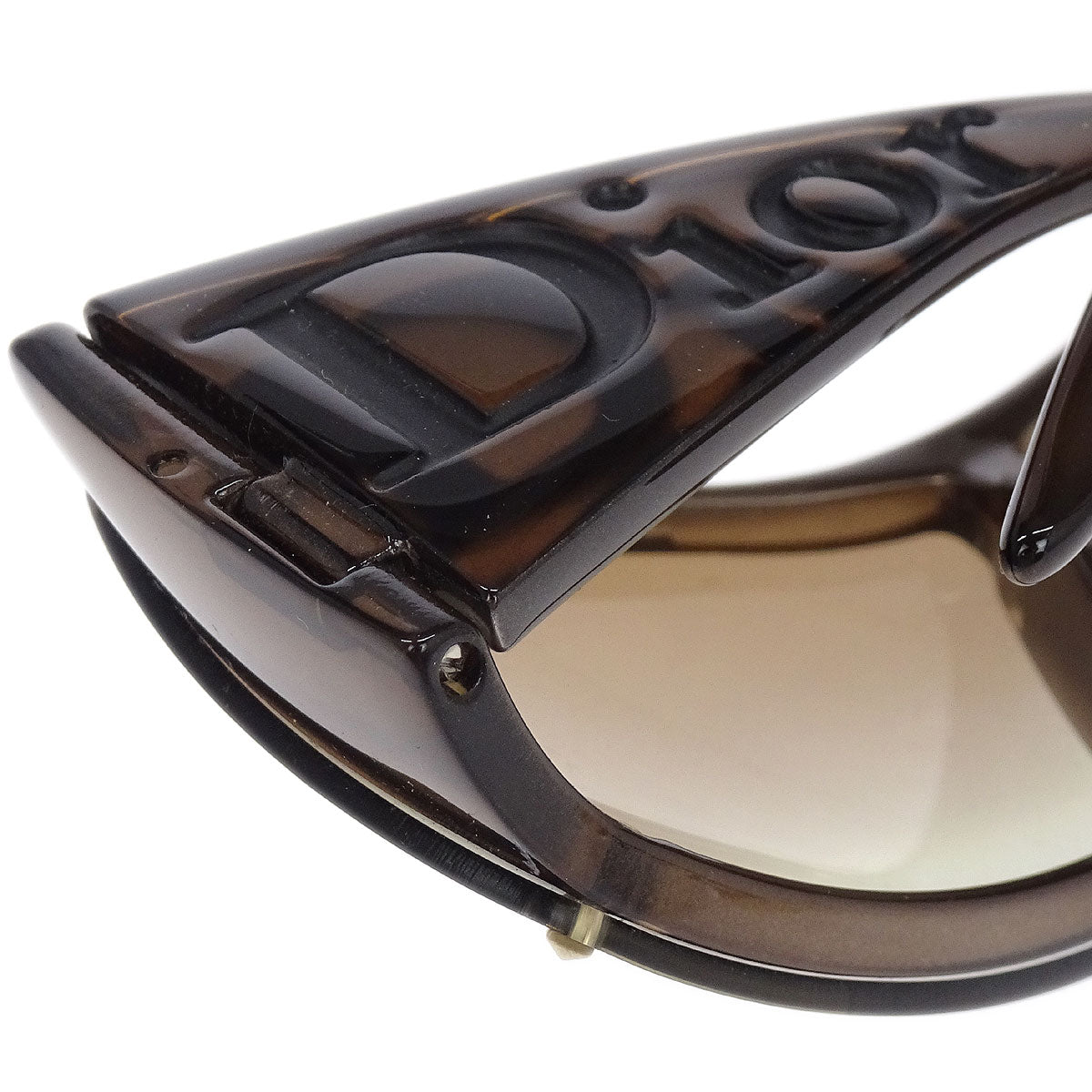 Christian Dior Sunglasses Eyewear Brown Small Good