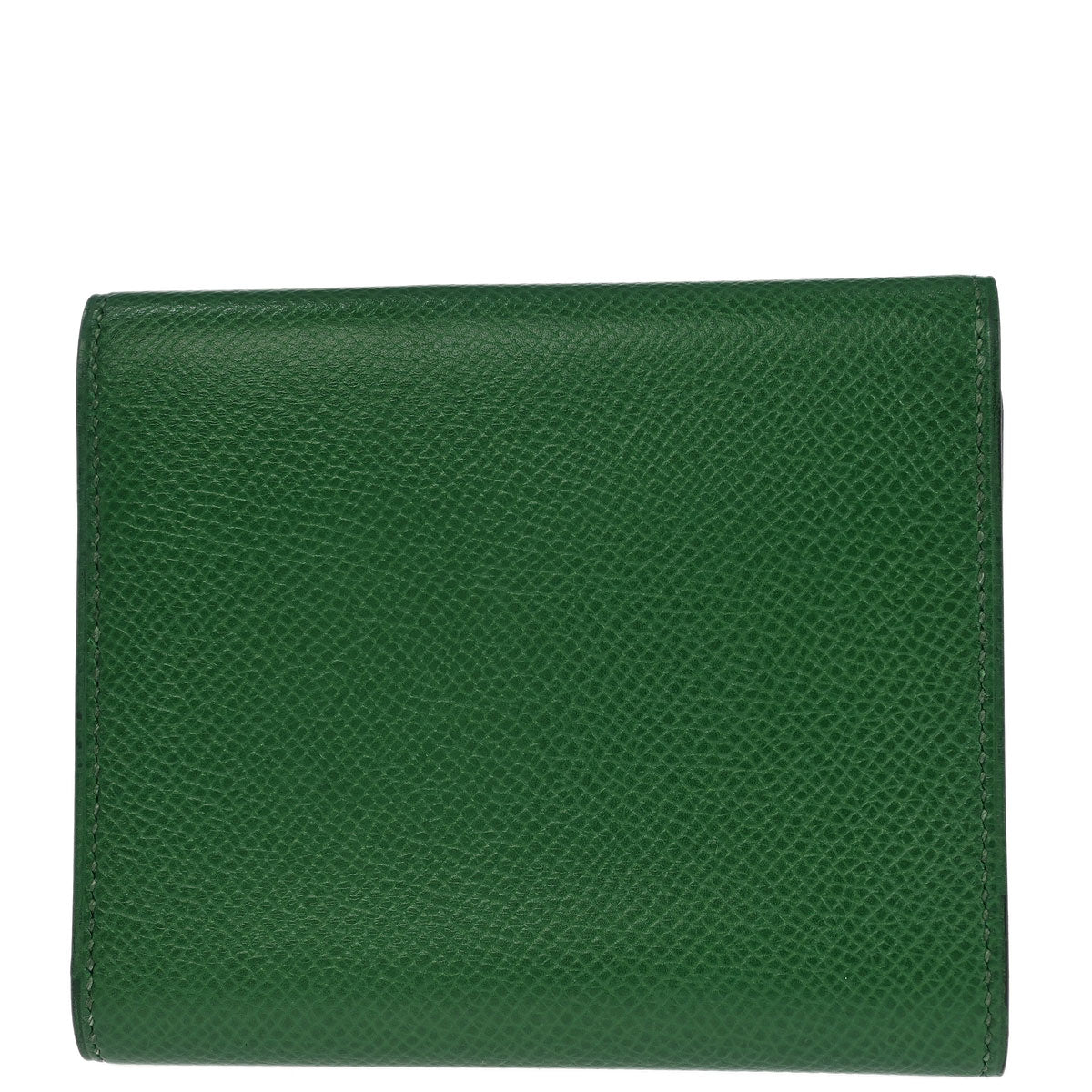 Hermes Vert Courchevel Wallet Small Good