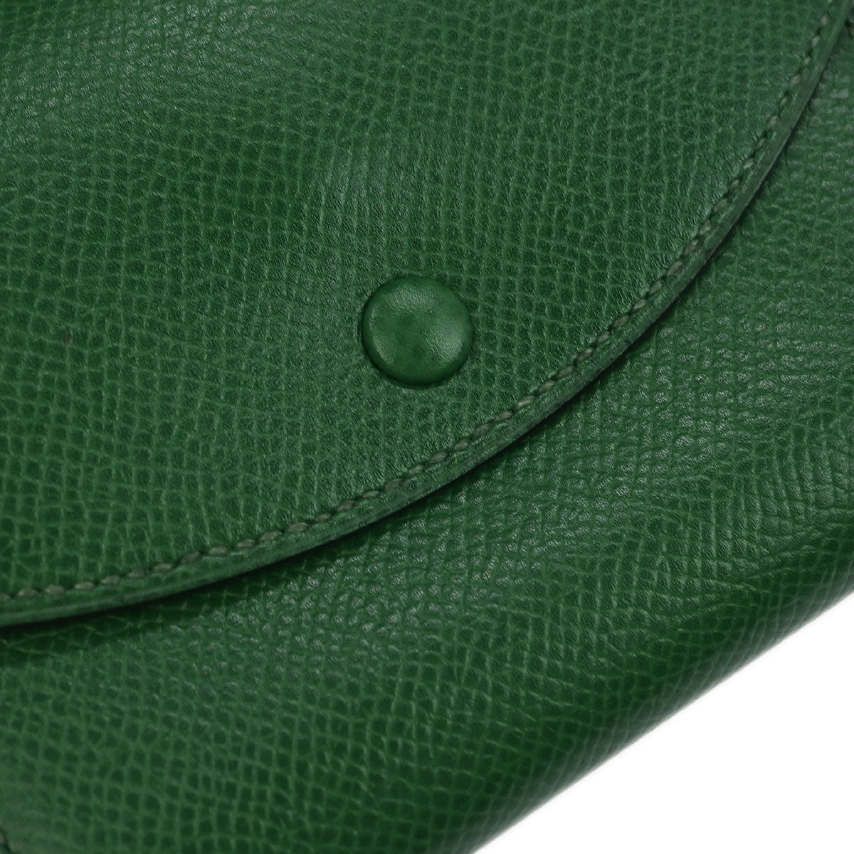 Hermes Vert Courchevel Wallet Small Good
