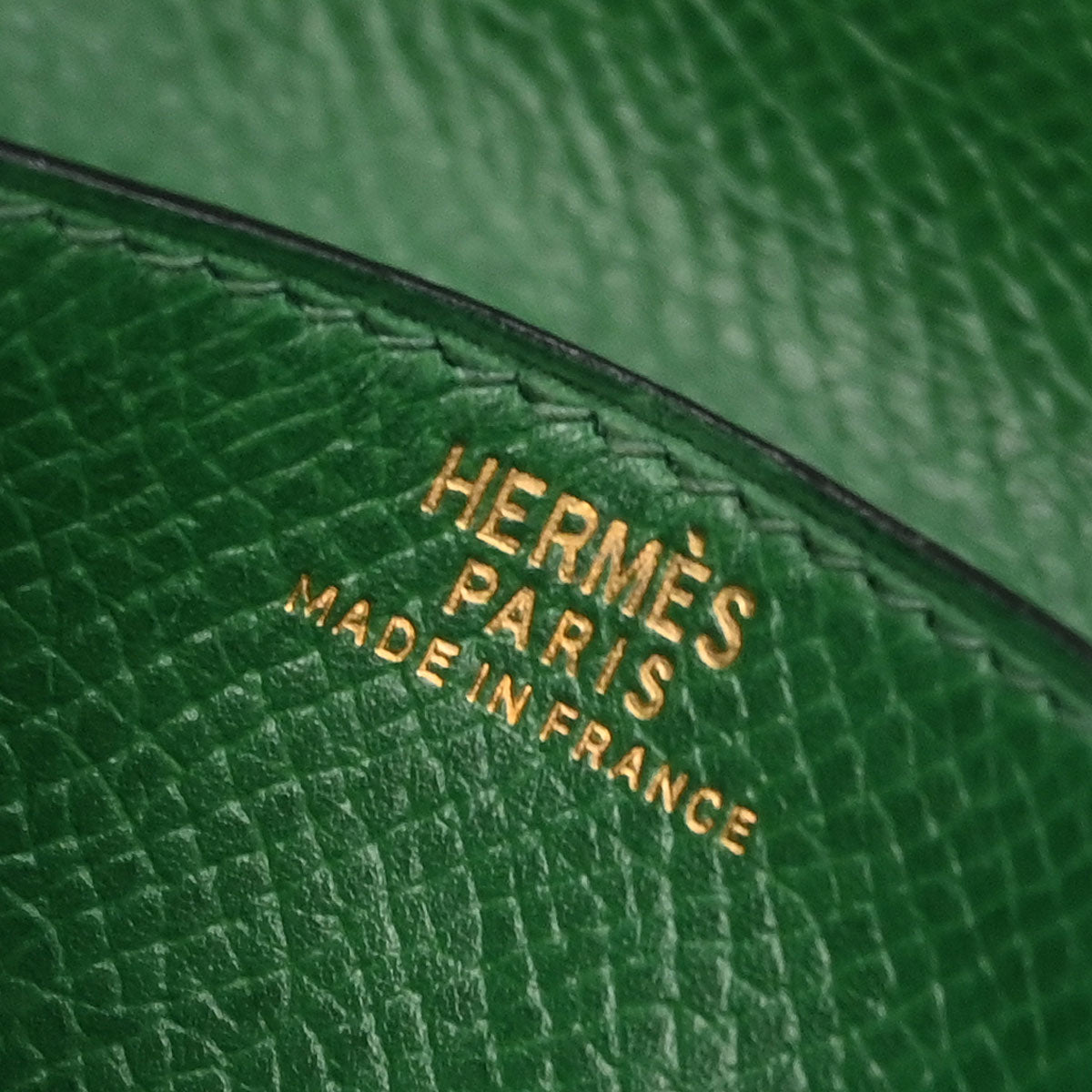 Hermes Vert Courchevel Wallet Small Good