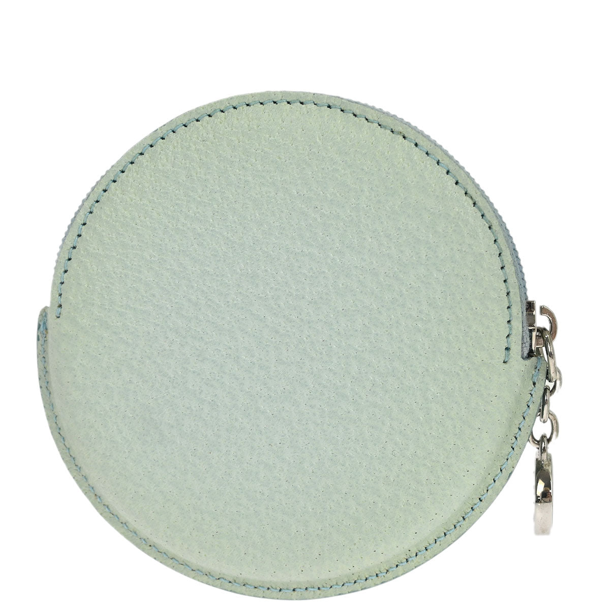 Bvlgari Light Blue Leather Coin Case Wallet