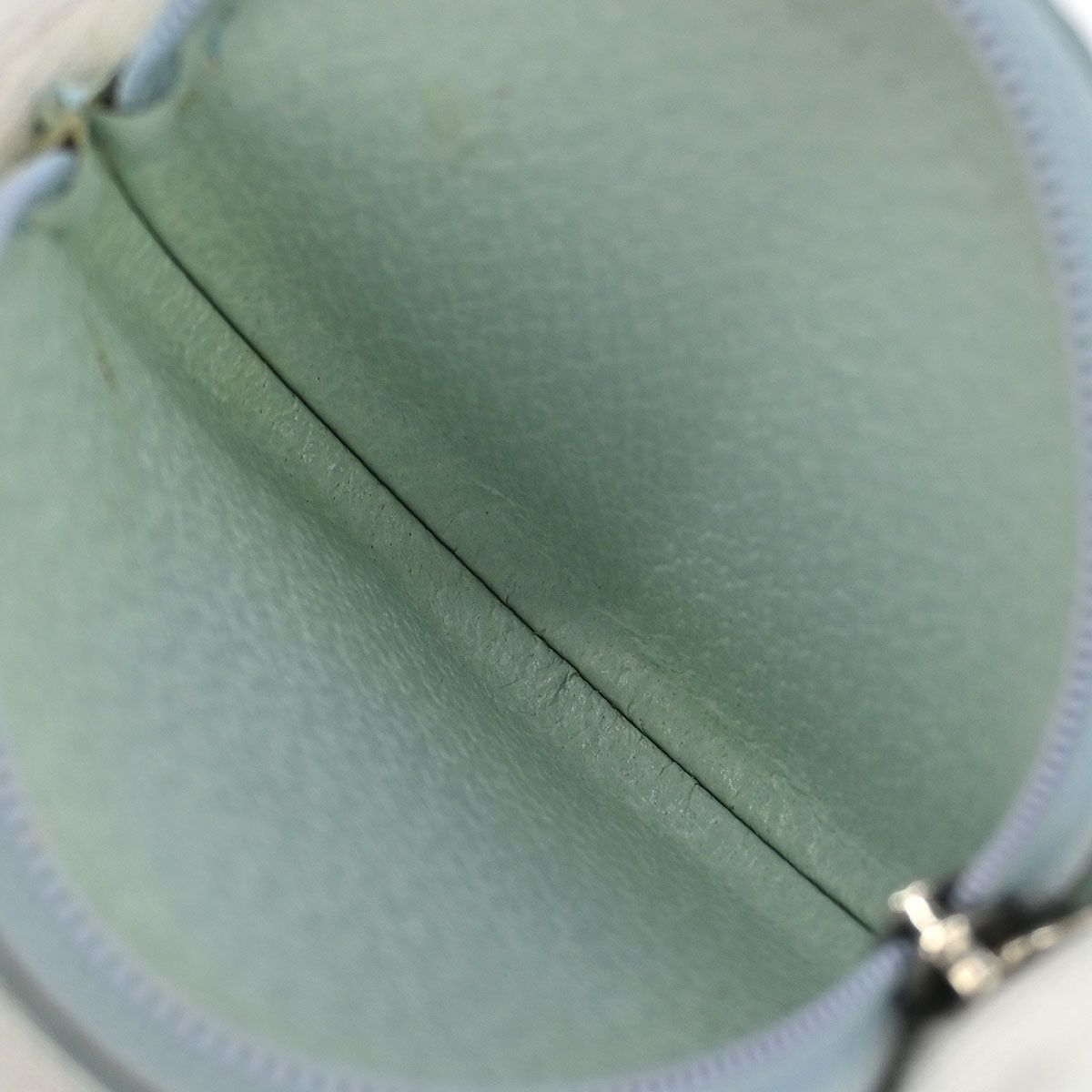 Bvlgari Light Blue Leather Coin Case Wallet