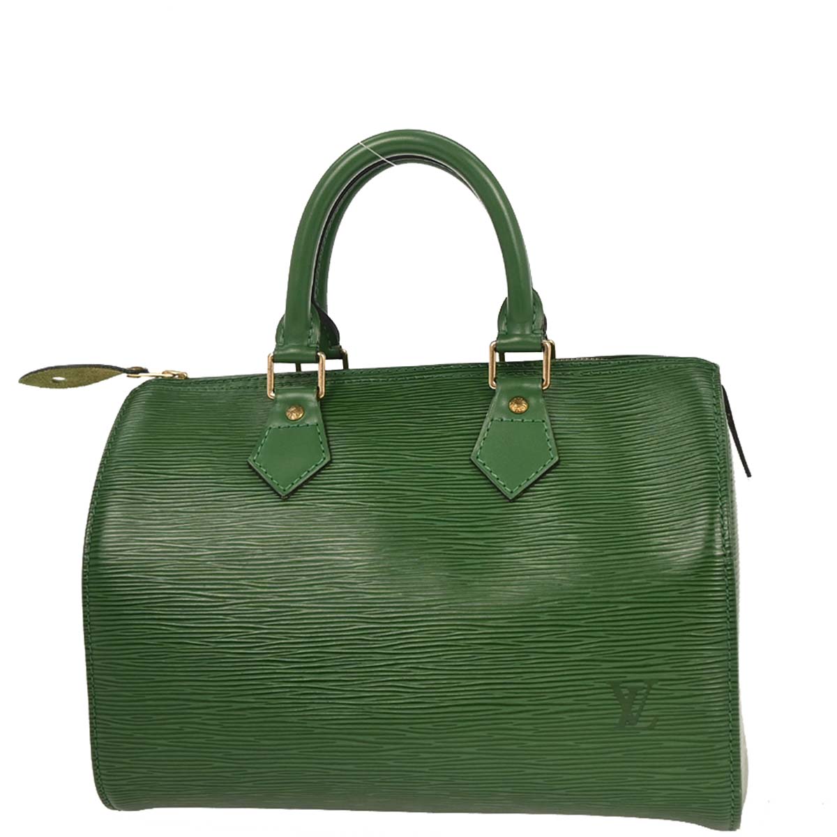Louis Vuitton Green Epi Speedy 25 Handbag M43014
