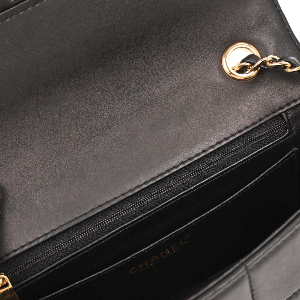 Chanel 2001-2003 Black Calfskin Wild Stitch Choco Bar Single Flap Shoulder Bag