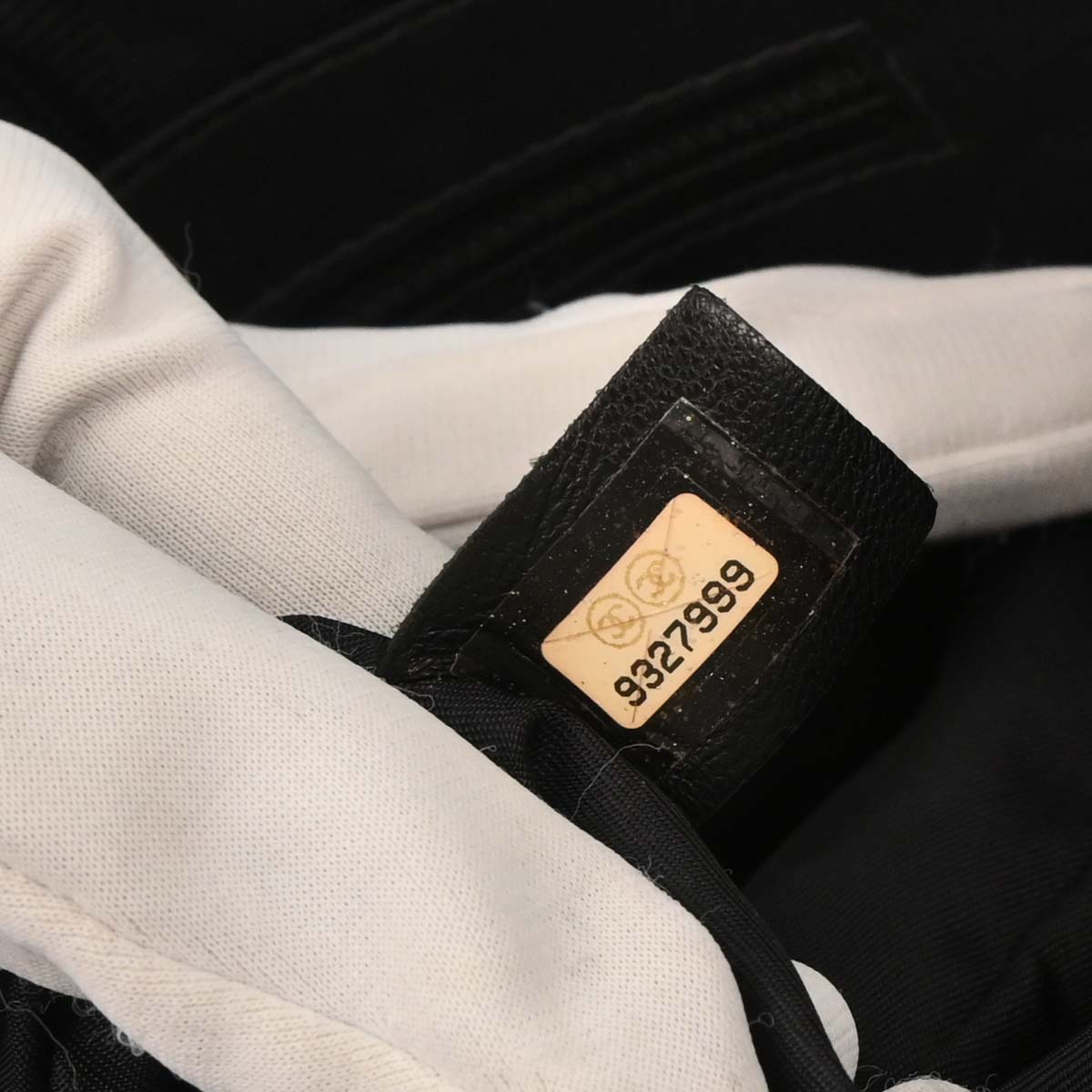 Chanel 2004-2005 Black Jacquard Nylon Travel Line Tote Handbag