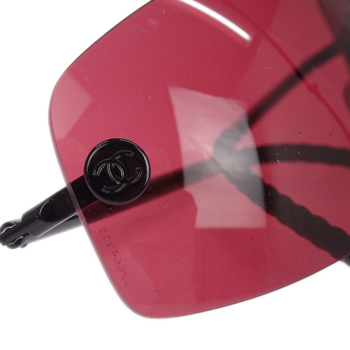 Chanel Sunglasses Eyewear Pink Black Small Good