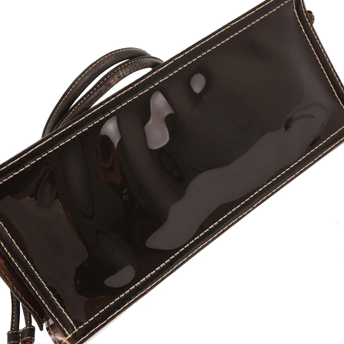 Loewe Brown PVC Tote Bag