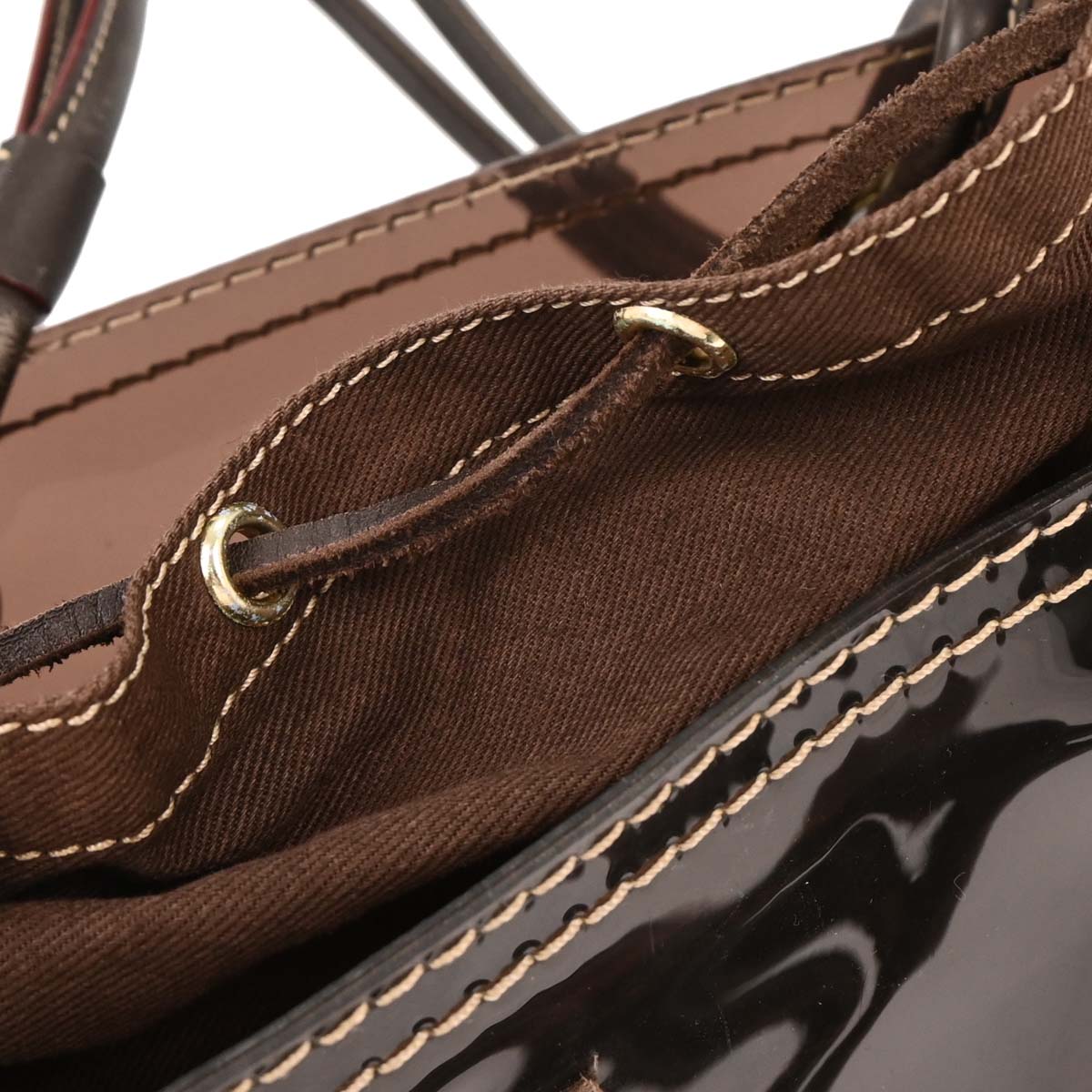 Loewe Brown PVC Tote Bag
