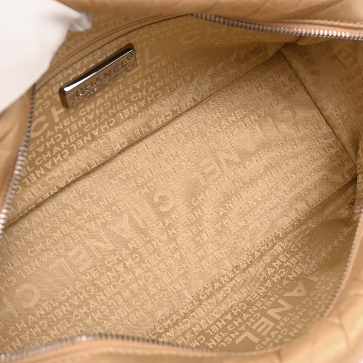 Chanel 2005-2006 Gold Calfskin Ladyblade Handbag