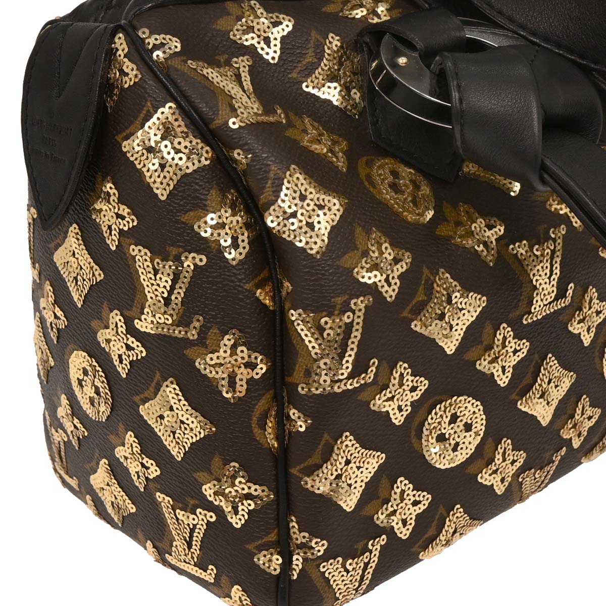 Louis Vuitton Gold Monogram Eclipse Speedy 30 Handbag M40244