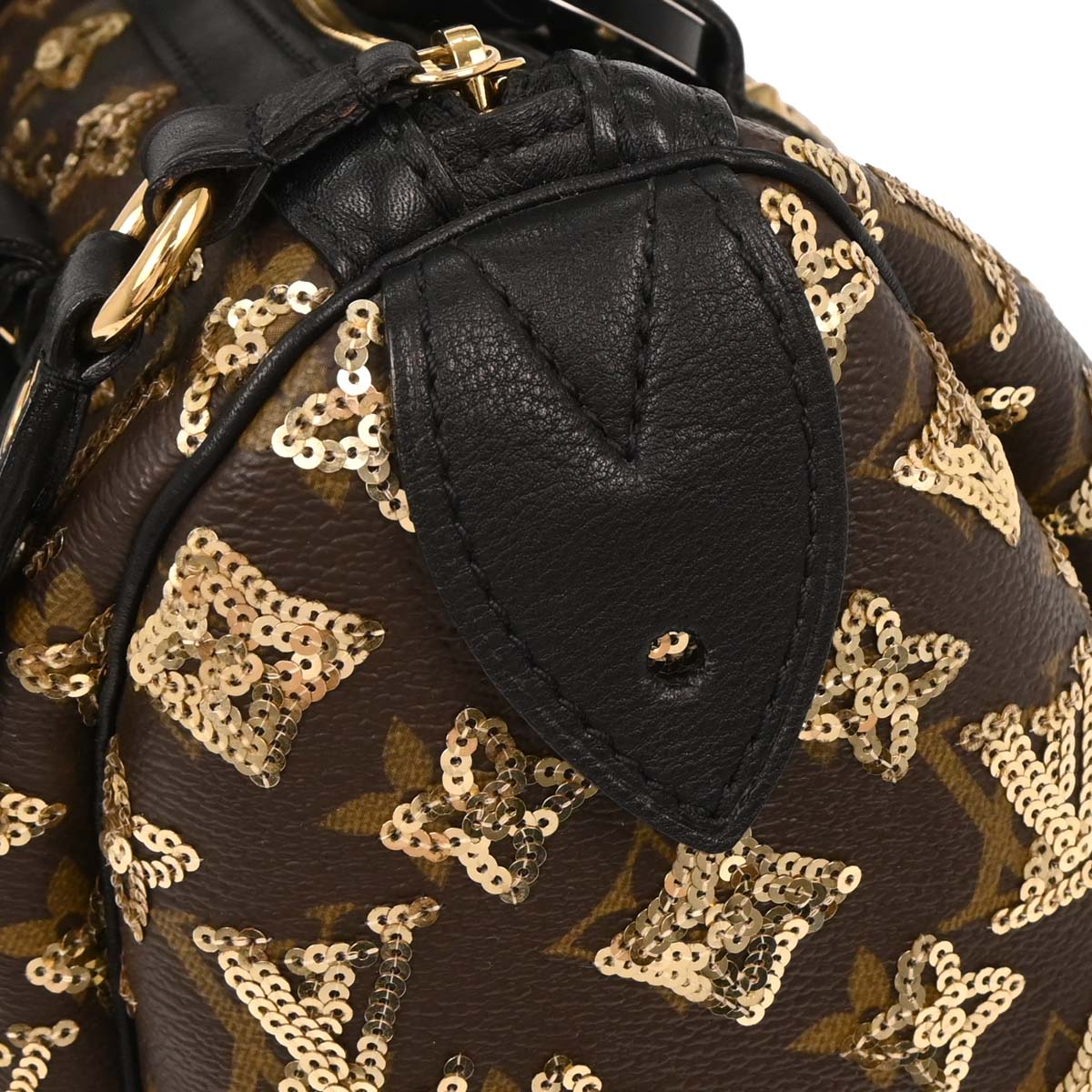 Louis Vuitton Gold Monogram Eclipse Speedy 30 Handbag M40244