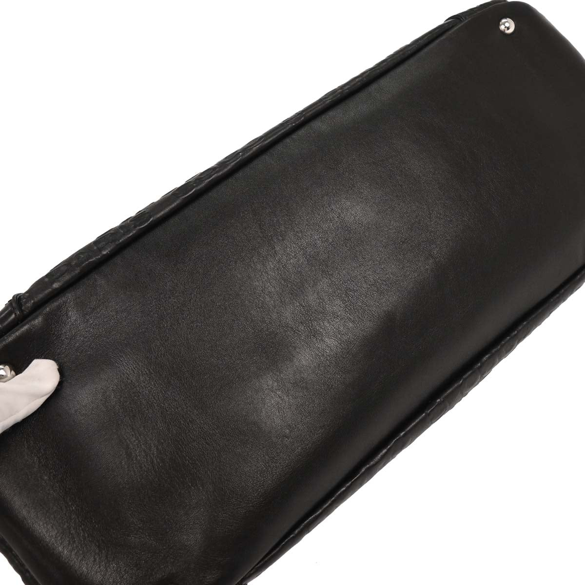 Chanel 2008-2009 Black Calfskin Rue Cambon Embossed Unlimited Shoulder Bag