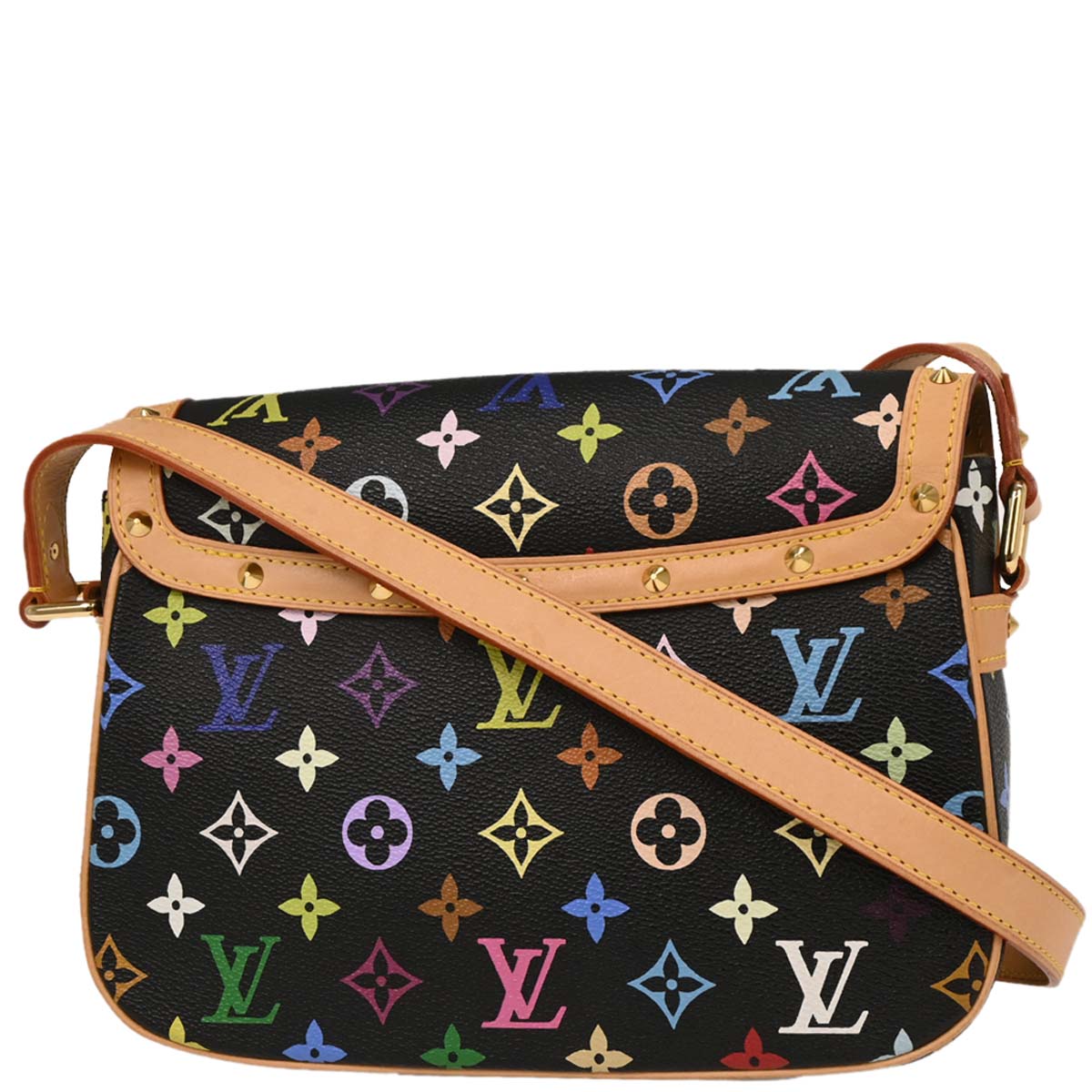 Louis Vuitton Black Multicolor Sologne Shoulder Bag M92639