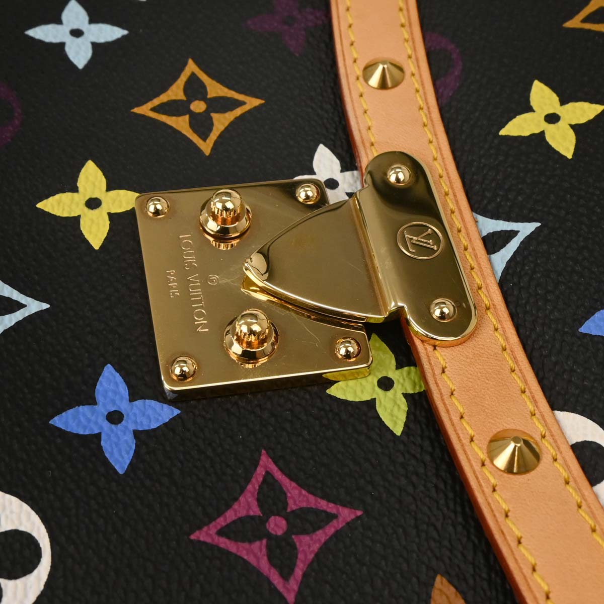 Louis Vuitton Black Multicolor Sologne Shoulder Bag M92639