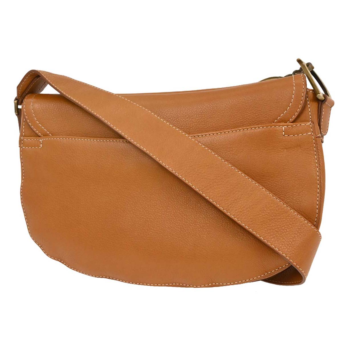 Christian Dior Brown Saddle Shoulder Bag