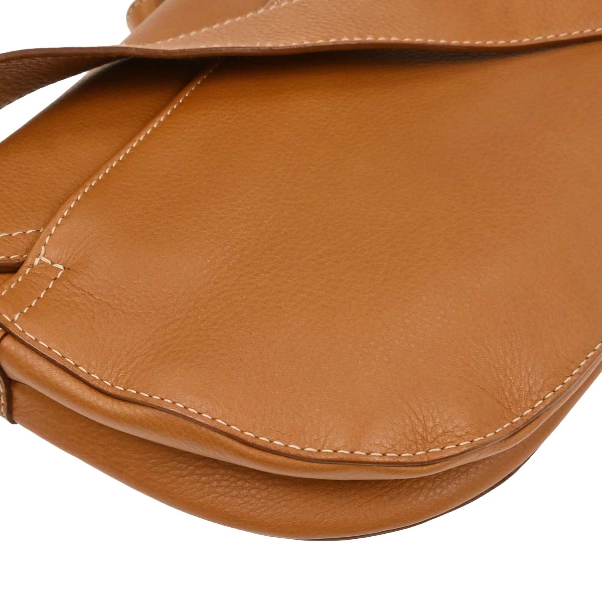 Christian Dior Brown Saddle Shoulder Bag