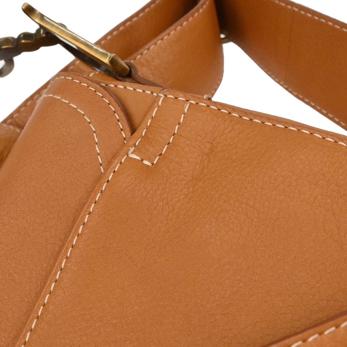 Christian Dior Brown Saddle Shoulder Bag